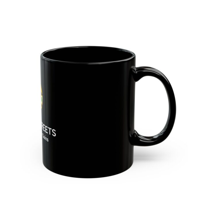 Woof Streets Black Mug - 'For Trendy Coffee Lovers - Image 2
