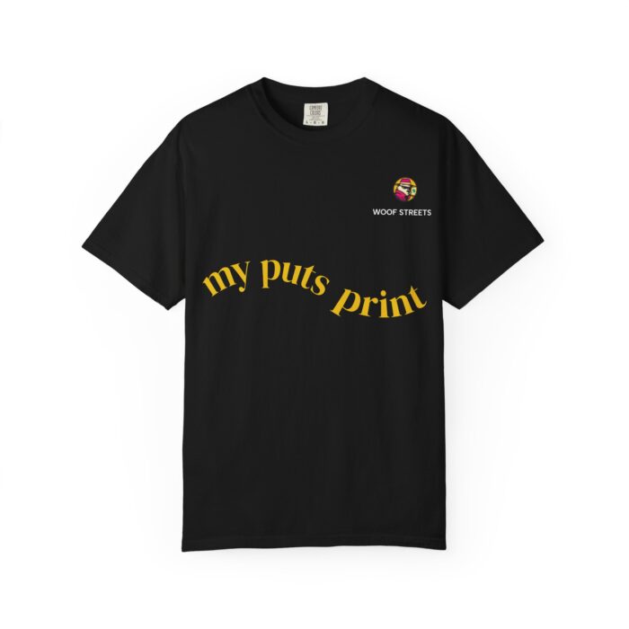 Unisex Garment-Dyed T-Shirt - "my puts print" - Fun & Quirky Casual Wear for Traders - Image 5