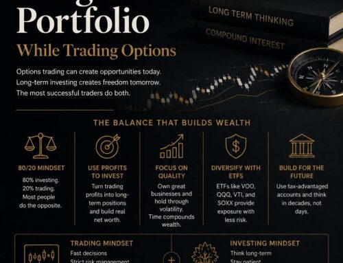 How to Build a Long-Term Portfolio While Trading Options
